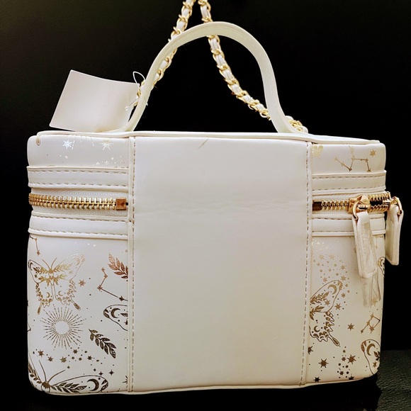 ALDO White and Gold Butterfly Women's Leather Bag 🦋 - Picture 2 of 6